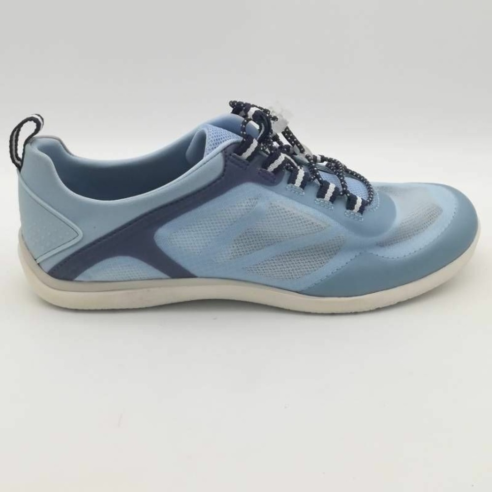 Lands End Sneakers Womens Walking Shoes Blue White Mesh Low Top Lace Up  11D